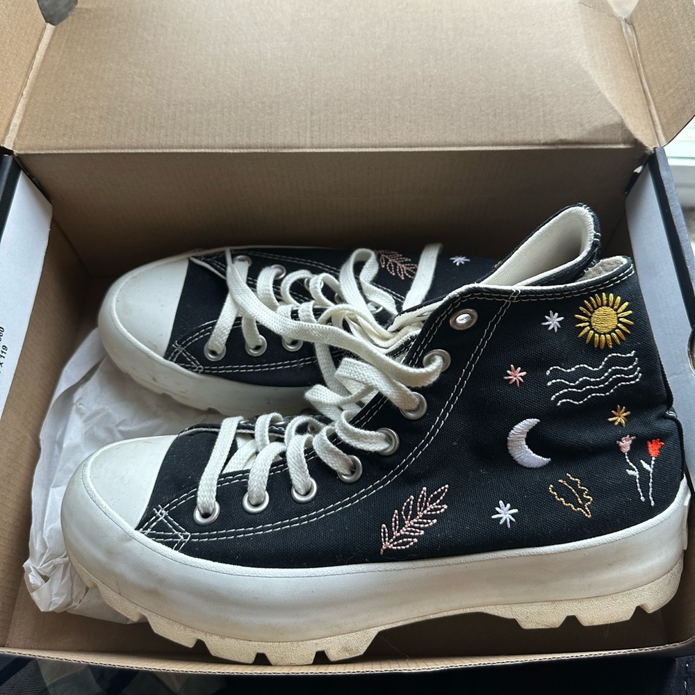 Converse All-Star “It’s Okay To Wander” Lugged Hi-Tops